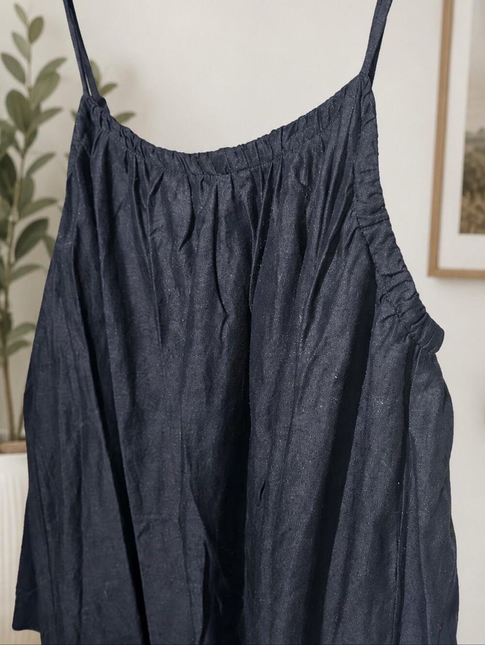 H&M Black Maxi Sundress with Spaghetti Straps - Picture 5 of 7